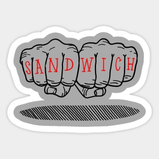 KNUCKLE SANDWICH Sticker